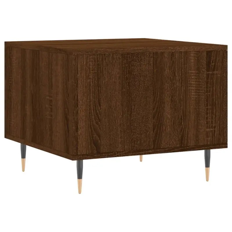 Salontafel met ijzeren poten van bewerkt hout voor elegantie - Salontafels