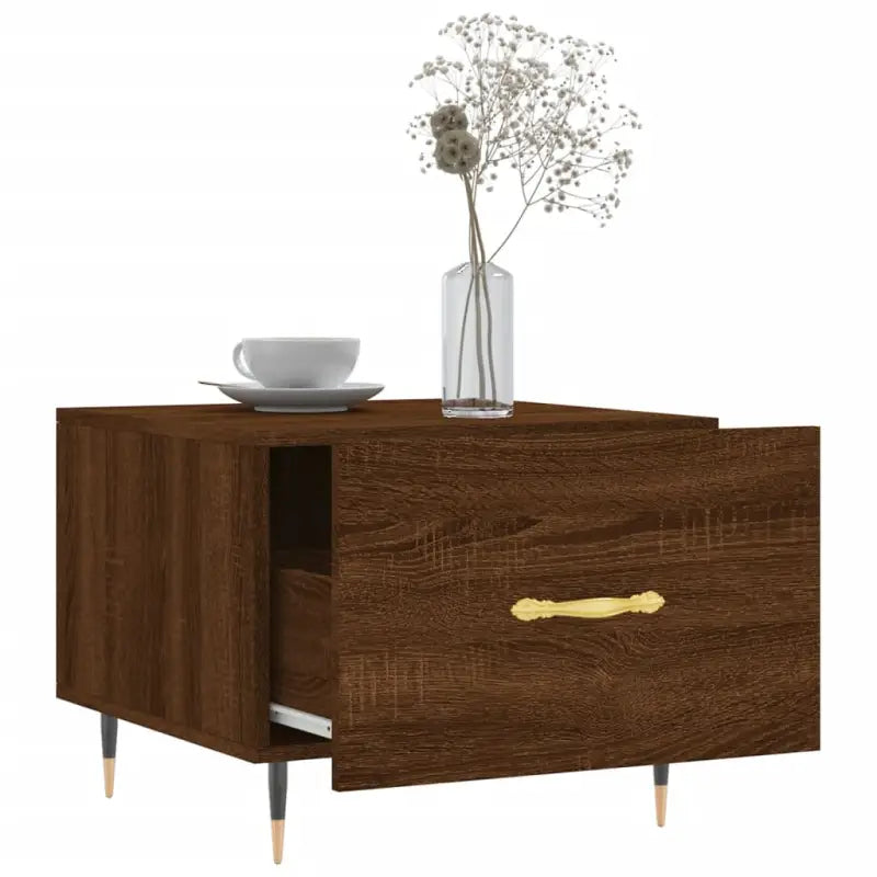 Salontafel met ijzeren poten van bewerkt hout voor elegantie - Salontafels