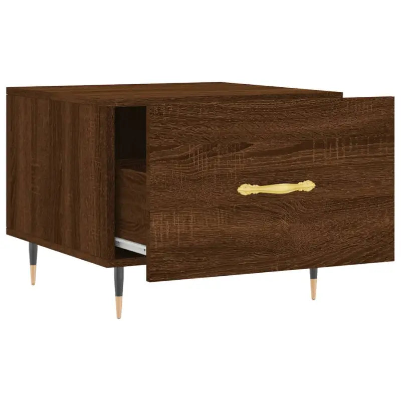 Salontafel met ijzeren poten van bewerkt hout voor elegantie - Salontafels