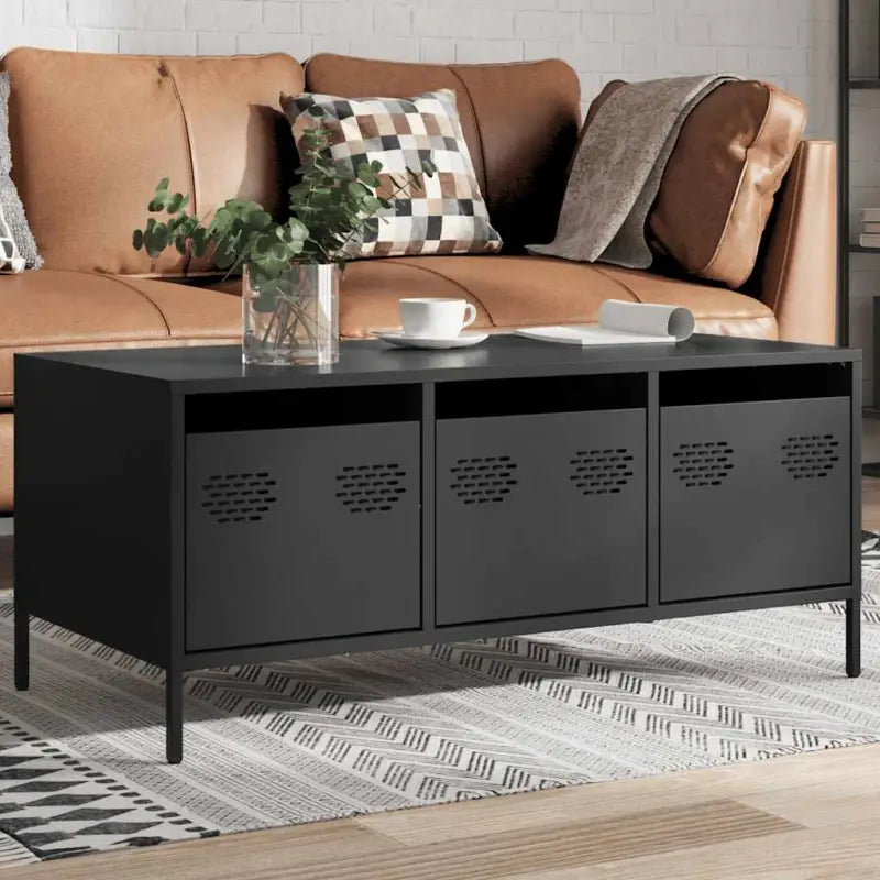 Salontafel met koudgewalst staal en verstelbare schroefpoten - Salontafels