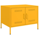 Salontafel met koudgewalst staal en verstelbare schroefpoten - Geel / 1 - Salontafels