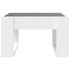 Salontafel met LED-infinity spiegel en bewerkt hout voor stabile stijl - Salontafels