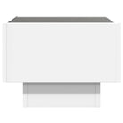 Salontafel met LED-infinity spiegel van bewerkt hout voor elke ruimte - Salontafels