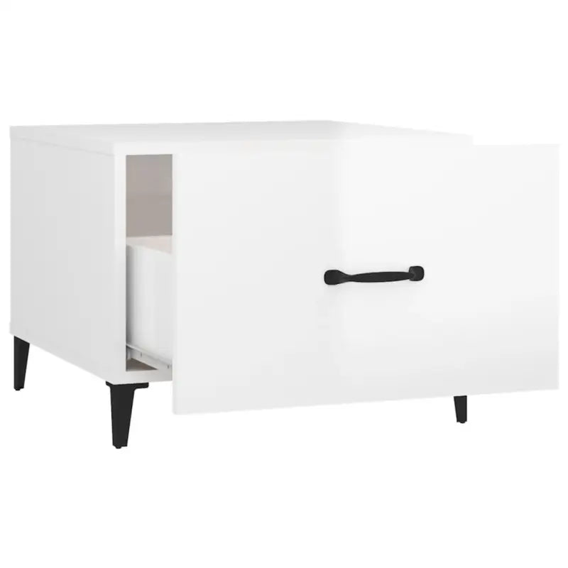 Salontafel met metalen poten en bewerkt hout voor industriële stijl - Salontafels
