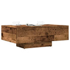 Salontafel met modern design van bewerkt hout voor in de woonkamer - Oud hout / 85 x 55 x 31 cm / 1 - Salontafels