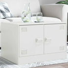 Salontafel met stevig koudgewalst staal frame voor een trendy kamer uitstraling - Wit / 1 - Salontafels