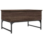 Salontafel met verstelbare poten van bewerkt hout voor stijl en duurzaamheid - Salontafels