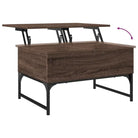 Salontafel met verstelbare poten van bewerkt hout voor stijl en duurzaamheid - Salontafels