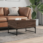 Salontafel met verstelbare poten van bewerkt hout voor stijl en duurzaamheid - Salontafels