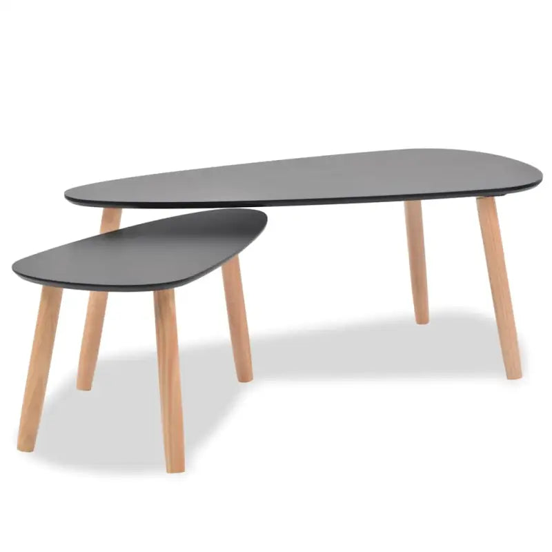 Salontafel set van massief grenenhout inclusief levering in Scandinavische stijl - Salontafels