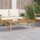 Salontafel van Bamboe met een stijlvolle en duurzame uitstraling - 110 x 55 x 35 cm / 1 - Salontafels