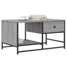 Salontafel van bewerkt hout in grijs sonoma stijl - Salontafels