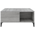 Salontafel van bewerkt hout in grijs Sonoma voor een stijlvolle kamer - Salontafels