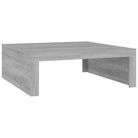 Salontafel van bewerkt hout in grijs sonoma voor een tijdloos interieur - Salontafels