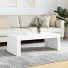 Salontafel van bewerkt hout in hoogglans wit voor een elegante woonkamer - Wit / 1 - Salontafels