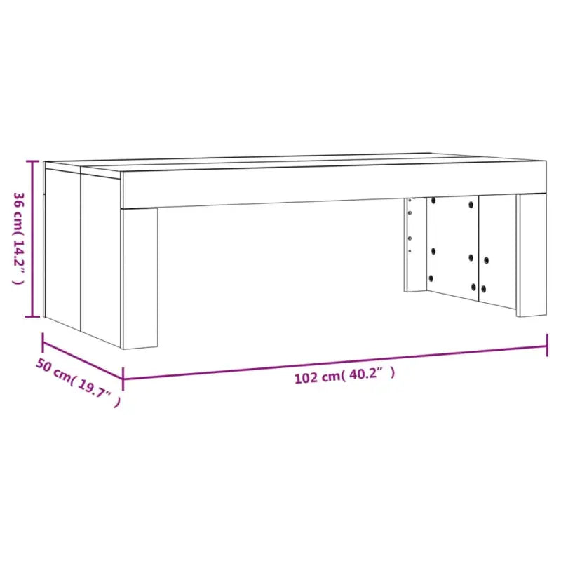 Salontafel van bewerkt hout in hoogglans wit voor een elegante woonkamer - Salontafels