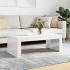 Salontafel van bewerkt hout in hoogglans wit voor een elegante woonkamer - Hoogglans wit / 1 - Salontafels