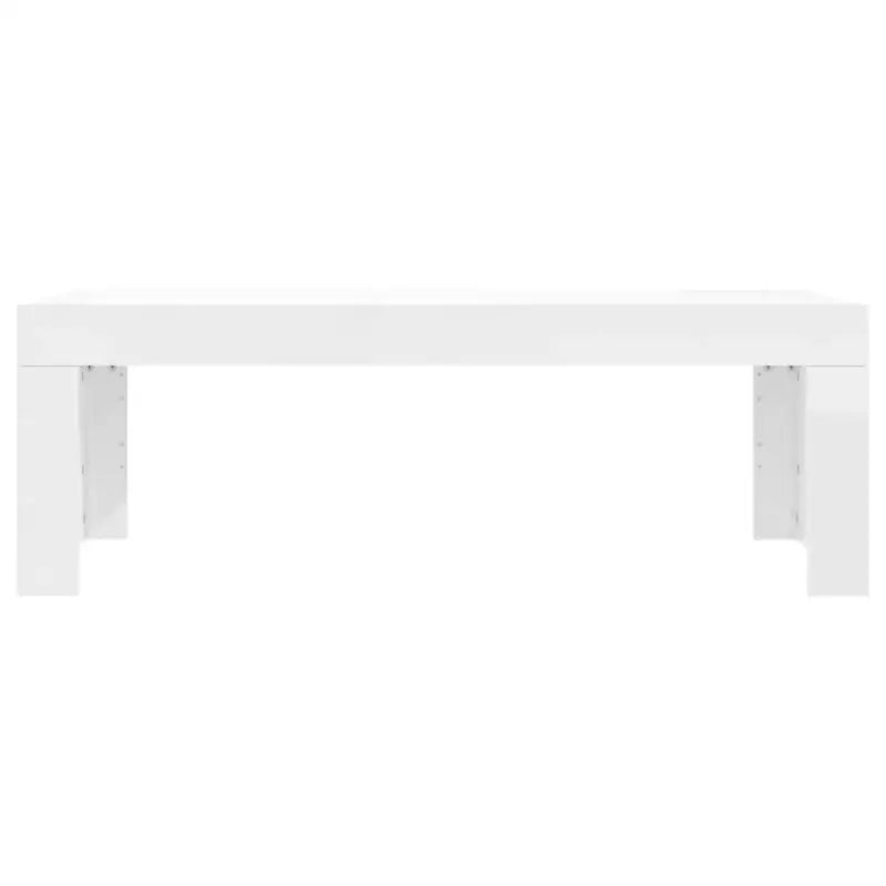 Salontafel van bewerkt hout in hoogglans wit voor een elegante woonkamer - Salontafels
