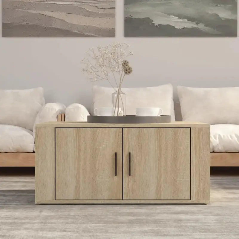Salontafel van bewerkt hout met duurzaam en stabiel ontwerp - Sonoma eiken / 1 - Salontafels