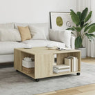 Salontafel van bewerkt hout met duurzame en stijlvolle afwerking - Sonoma eiken / 1 - Salontafels