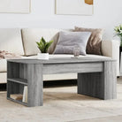 Salontafel van bewerkt hout met duurzame en stijlvolle afwerking - Grijs sonoma / 1 - Salontafels