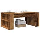 Salontafel van bewerkt hout met duurzame en stijlvolle afwerking - Oud hout / 1 - Salontafels