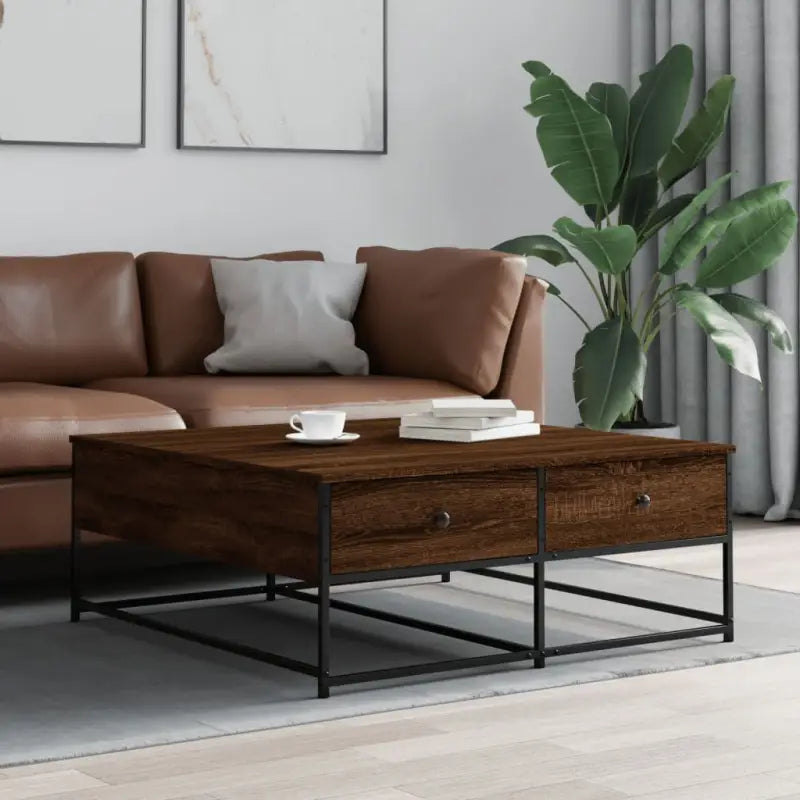 Salontafel van bewerkt hout met elegante en duurzame uitstraling - Salontafels