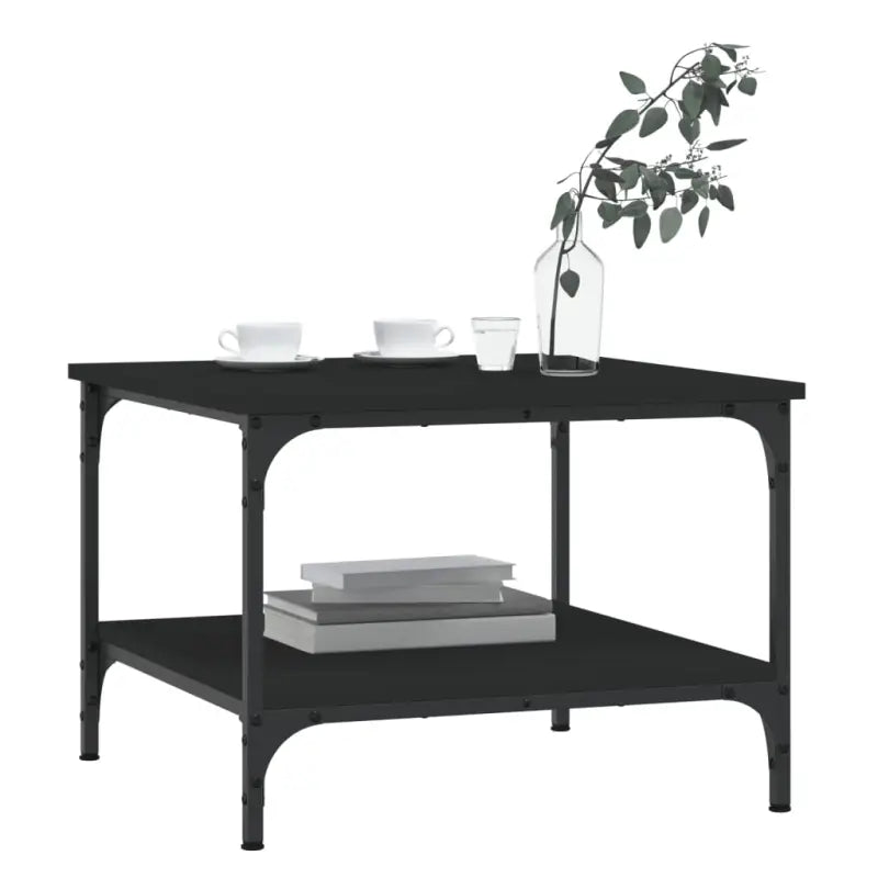 Salontafel van bewerkt hout met elegante en vochtbestendige afwerking - Salontafels