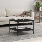 Salontafel van bewerkt hout met elegante en vochtbestendige afwerking - Salontafels