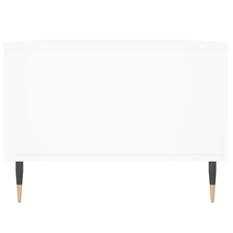Salontafel van bewerkt hout met metalen poten voor een elegante woonkamer - Salontafels