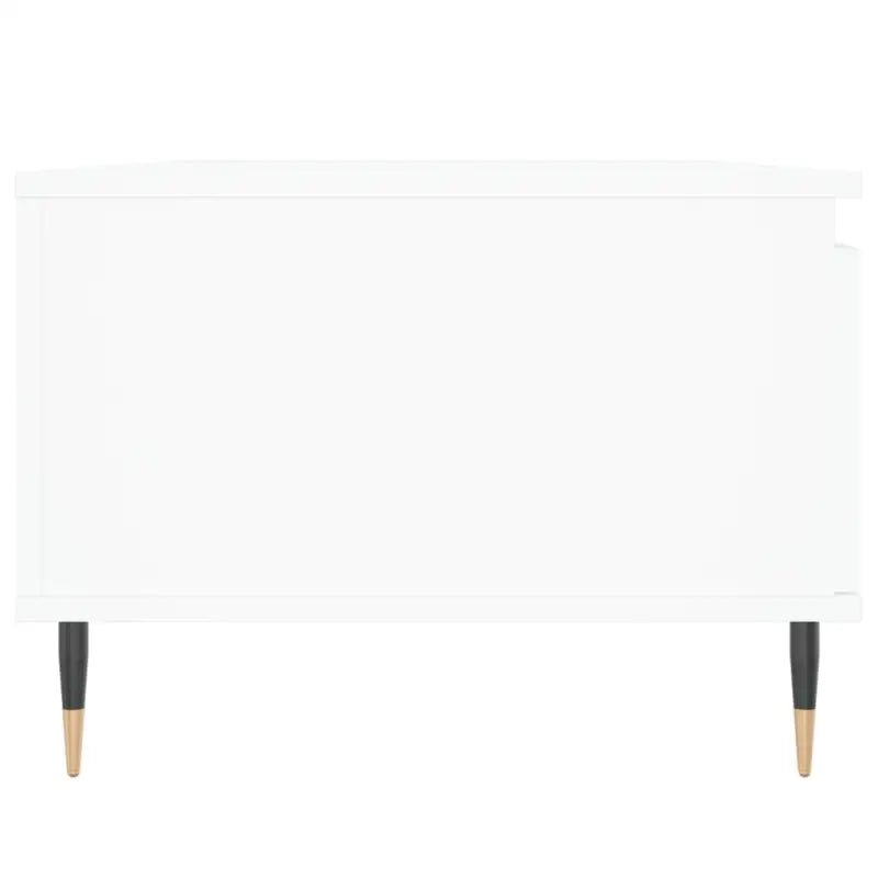 Salontafel van bewerkt hout met metalen poten voor een stijlvolle woonkamer - Salontafels