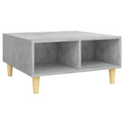 Salontafel van bewerkt hout met Scandinavische charme en opbergruimte - Salontafels
