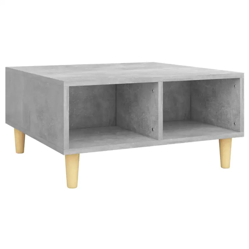 Salontafel van bewerkt hout met Scandinavische charme en opbergruimte - Salontafels