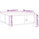 Salontafel van bewerkt hout voor een elegante en stevige uitstraling - Salontafels