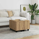 Salontafel van bewerkt hout voor een elegante uitstraling - artisanaal eikenkleurig / 1 - Salontafels
