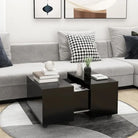 Salontafel van bewerkt hout voor een elegante uitstraling - Zwart / 1 - Salontafels