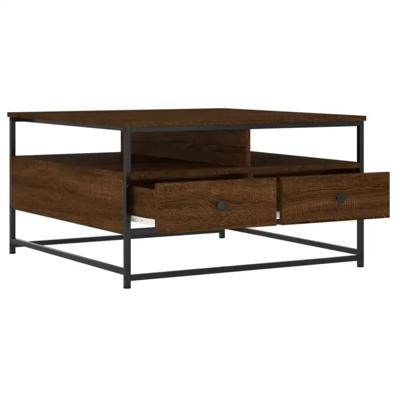 Salontafel van bewerkt hout voor een elegante woonkamer uitstraling - Salontafels
