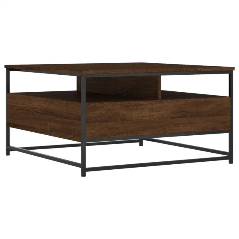 Salontafel van bewerkt hout voor een elegante woonkamer uitstraling - Salontafels