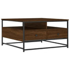 Salontafel van bewerkt hout voor een elegante woonkamer uitstraling - Salontafels