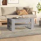 Salontafel van bewerkt hout voor een stijlvolle en duurzame woonkamer - Grijs sonoma / 1 - Salontafels