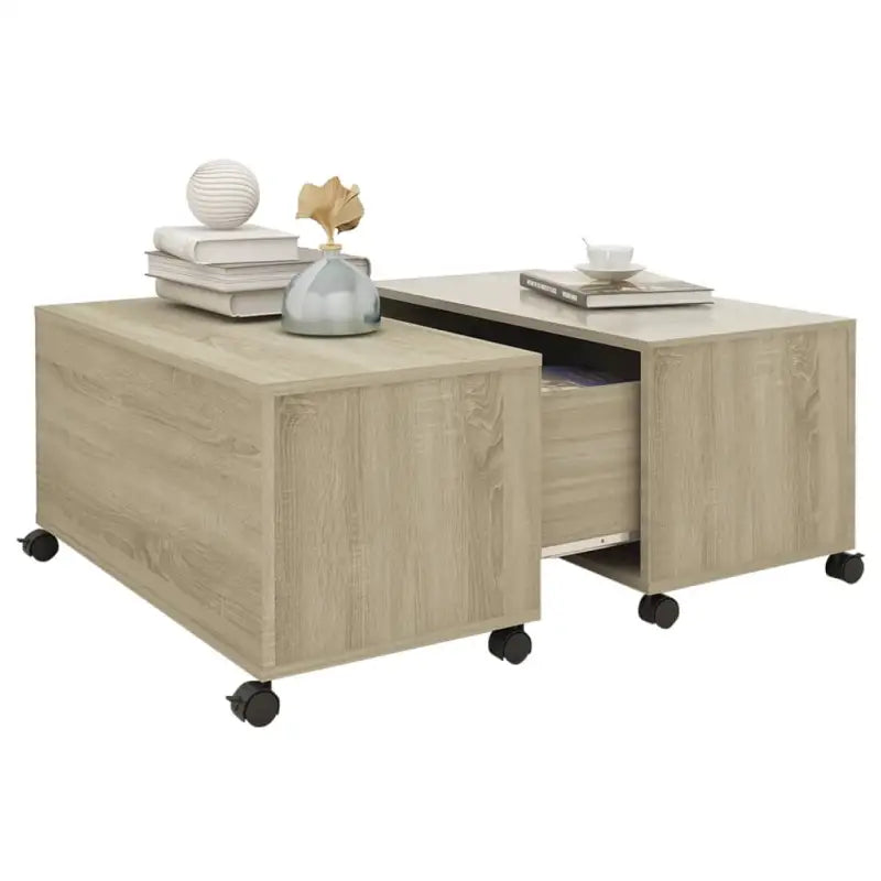 Salontafel van bewerkt hout voor een tijdloze woonstijl - Salontafels