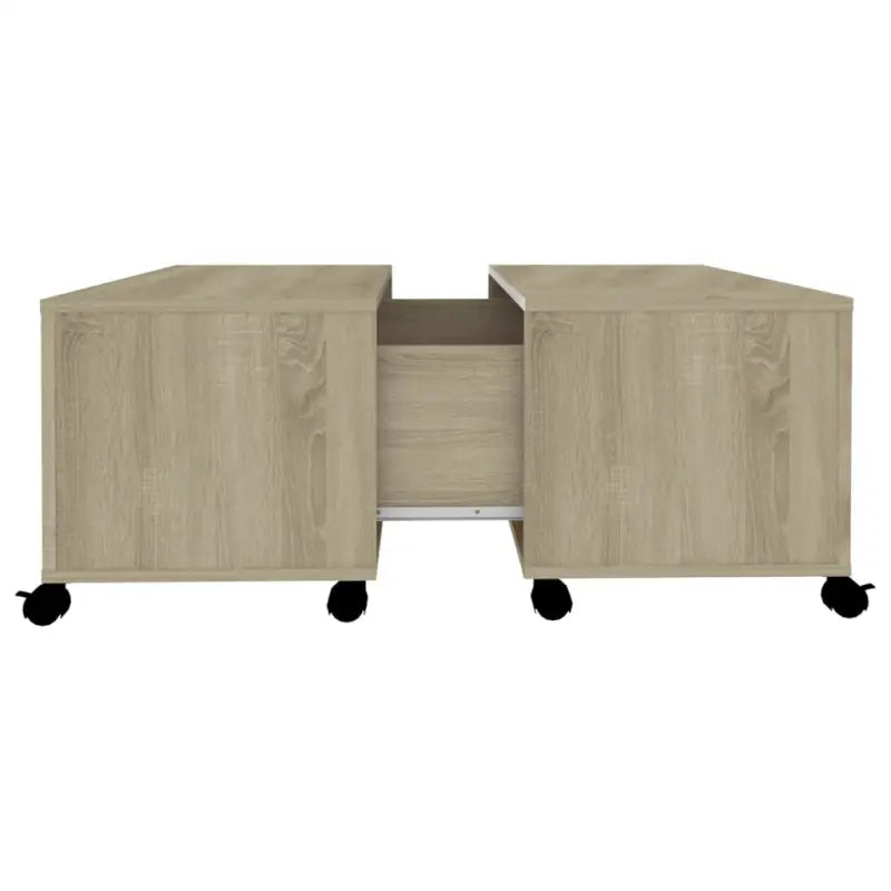 Salontafel van bewerkt hout voor een tijdloze woonstijl - Salontafels