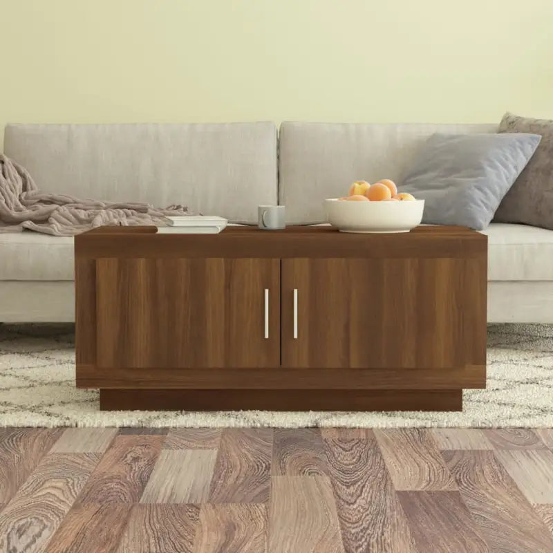Salontafel van bewerkt hout voor eenvoudig schoon en duurzame gebruik - bruin eikenkleur / 1 - Salontafels
