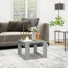 Salontafel van bewerkt hout voor stijl en functionaliteit in je woonkamer - Grijs sonoma / 50 x 50 cm / 1 - Salontafels