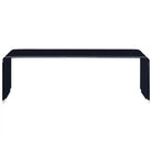 Salontafel van gehard veiligheidsglas met montage vereist voor een eigentijdse look - Zwart / 1 - Salontafels