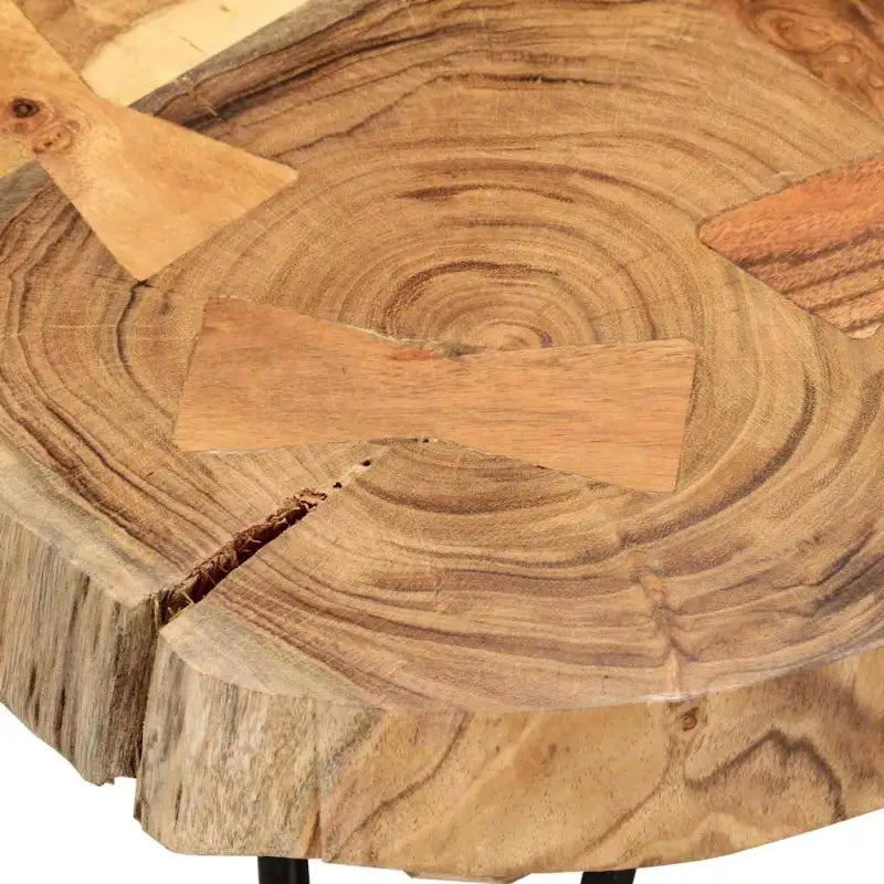 Salontafel van massief acaciahout met elegant design - Salontafels