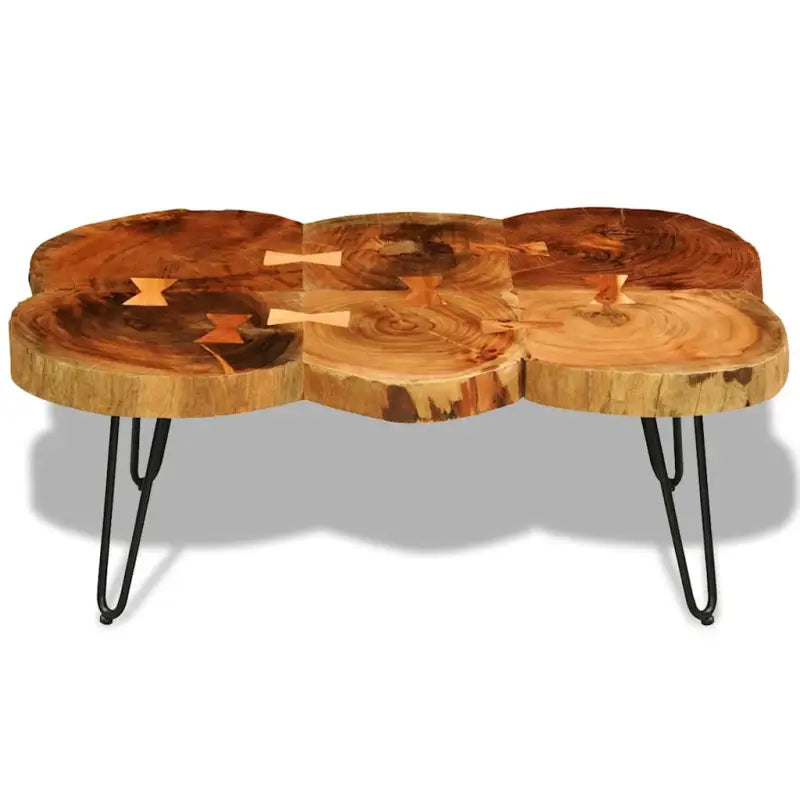 Salontafel van massief acaciahout met elegant design - Salontafels