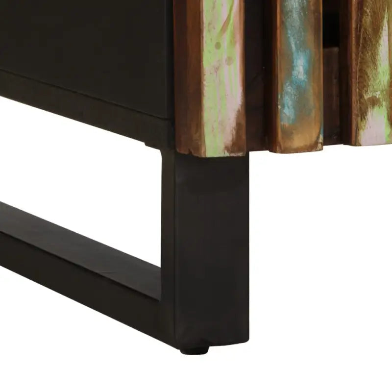 Salontafel van massief acaciahout met glazen tafelblad - Salontafels