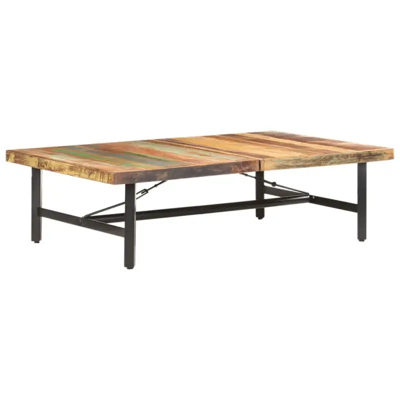 Salontafel van massief acaciahout met klassiek ontwerp - 1 / massief gerecycled hout - Salontafels