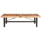 Salontafel van massief acaciahout met klassiek ontwerp - Salontafels